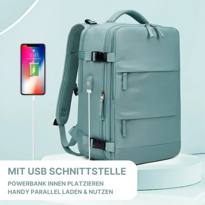 2-in-1 Rucksack-Koffer mit 180° Öffnung - entspannt unterwegs